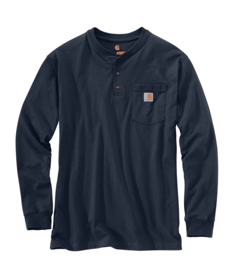 Men's Carhartt Loose Fit Heavyweight Henley T-Shirt #K128X