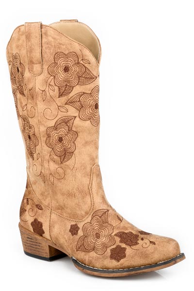 Women's Roper Riley Flowers Western Belt #09-021-0191-3695