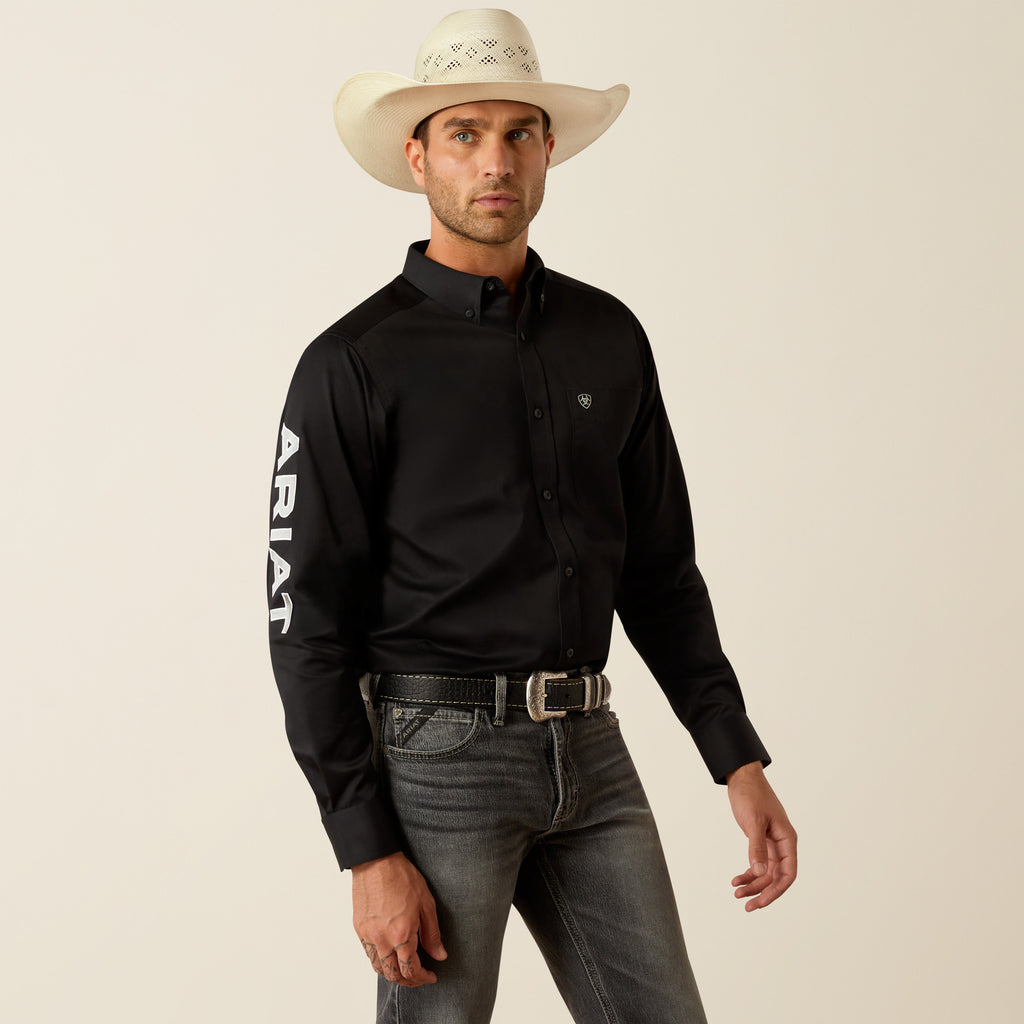 Men's Ariat Team Logo Twill Classic Fit Button Down Shirt #10055406
