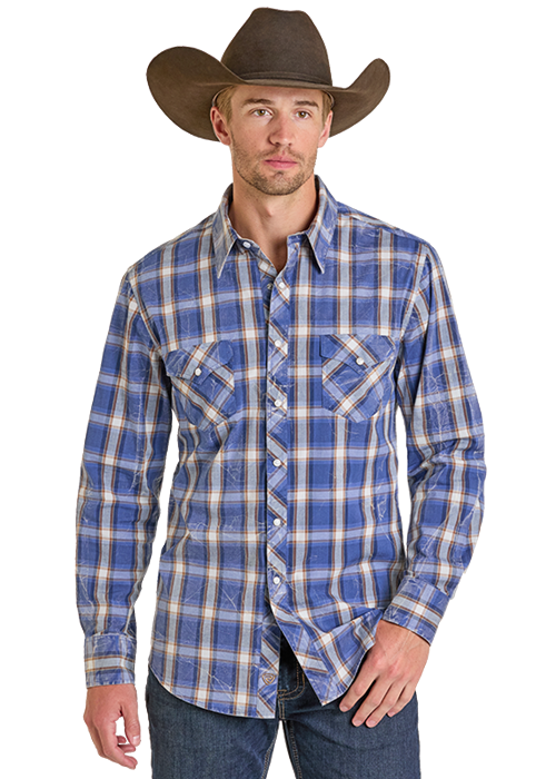 Men's Rock & Roll Cowboy Snap Front Shirt #BMN2S07134