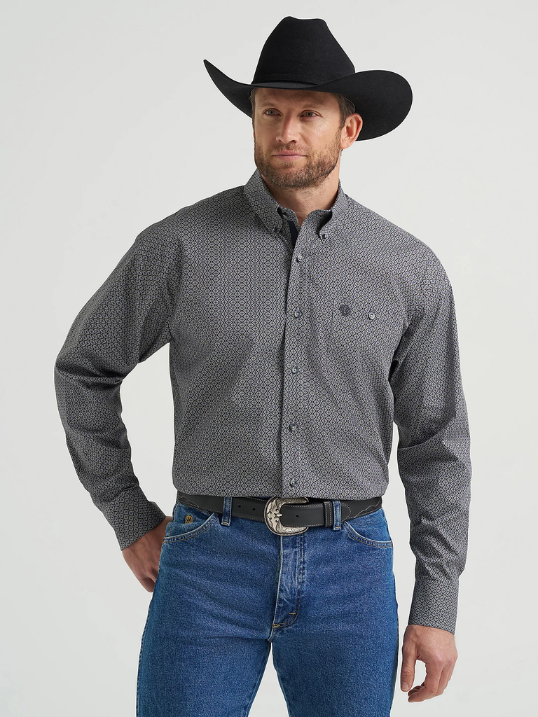 Men's Wrangler George Strait Button Down Shirt #112369598X