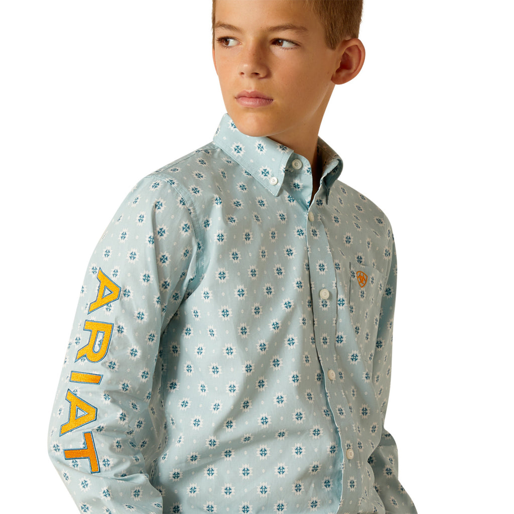 Boy's Ariat Team Colton Classic Fit Button Down Shirt #10051406