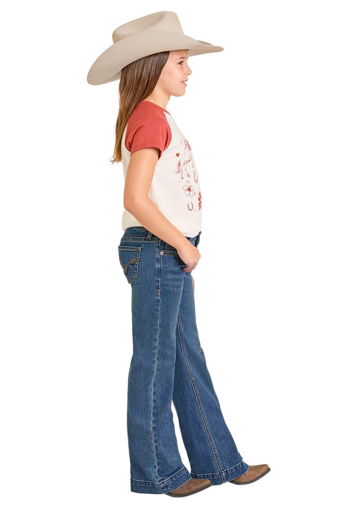 Girl's Rock & Roll Cowgirl Trouser Jean #BG5MD07211