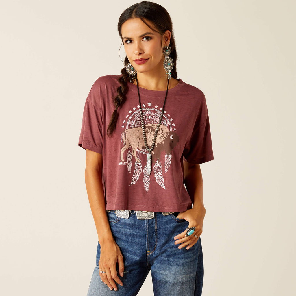 Women's Ariat Buffalo Territory T-Shirt #10051310