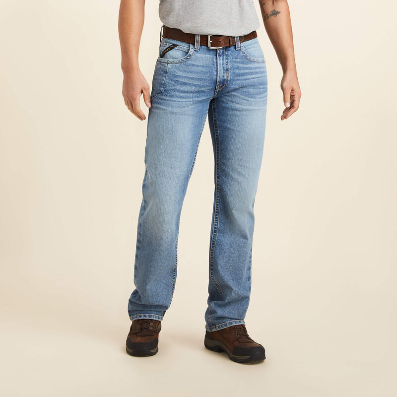Men's Ariat Rebar M5 Straight DuraStretch Edge Straight Leg Jean