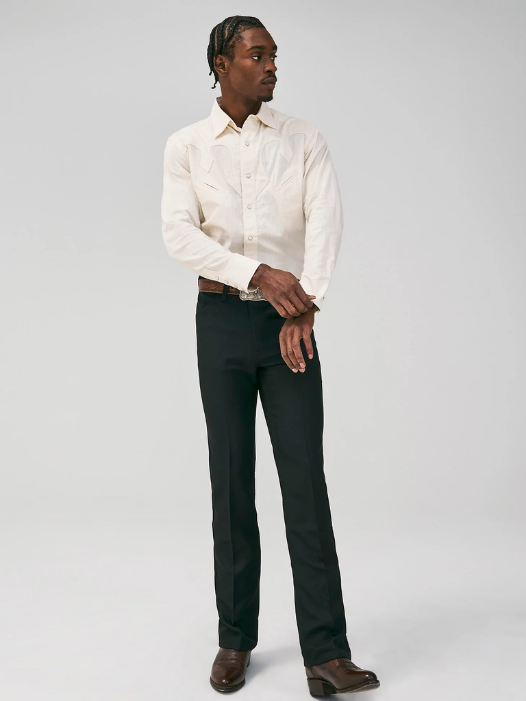 Men's Wrangler Wrancher Dress Jean #00082BK