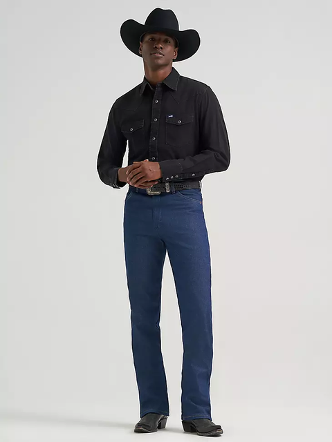 Men's Wrangler Boot Cut Slim Fit Jean #935NAV | High Country