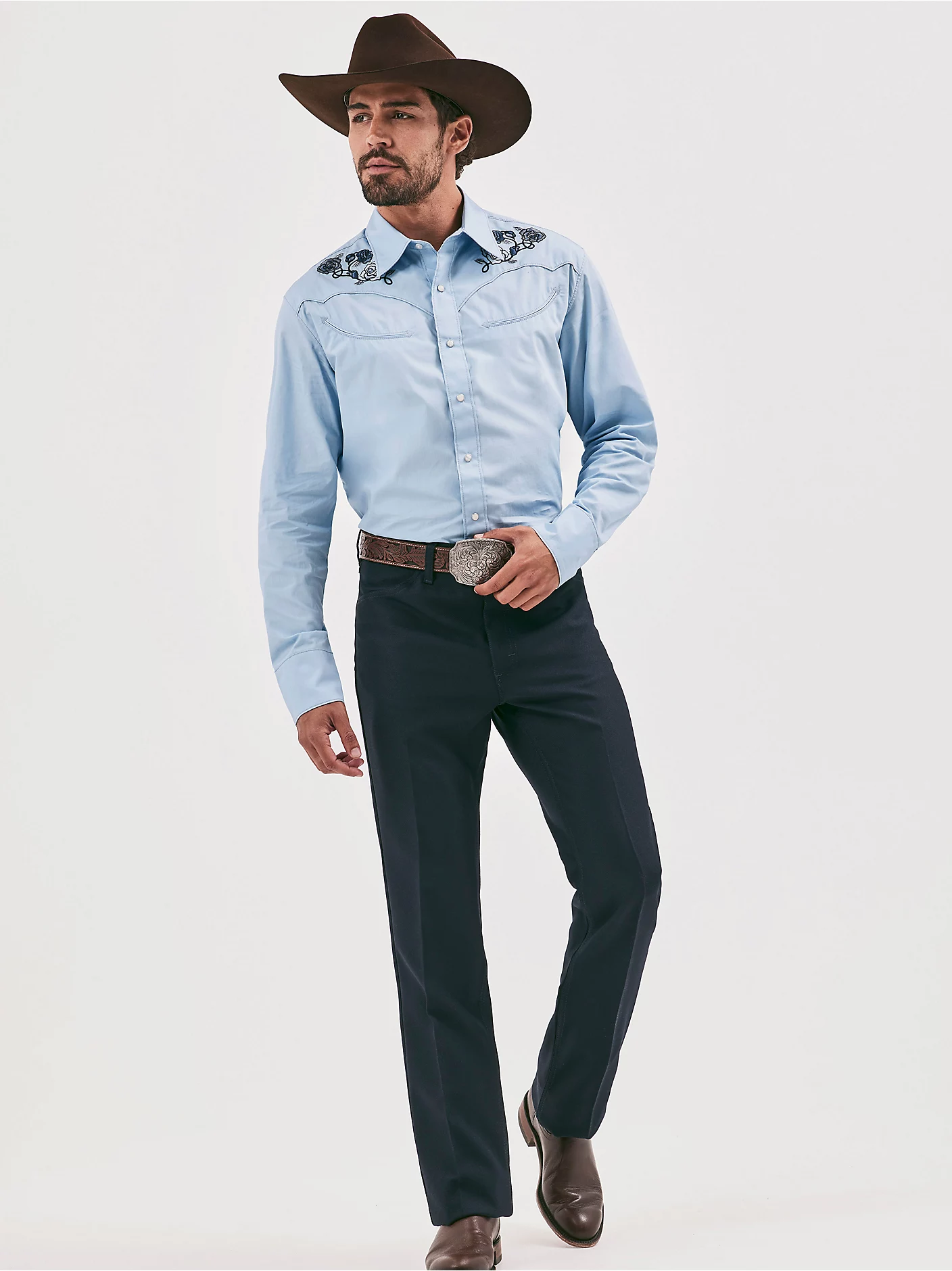 Men's Wrangler Wrancher Dress Jean #00082NVX | High Country