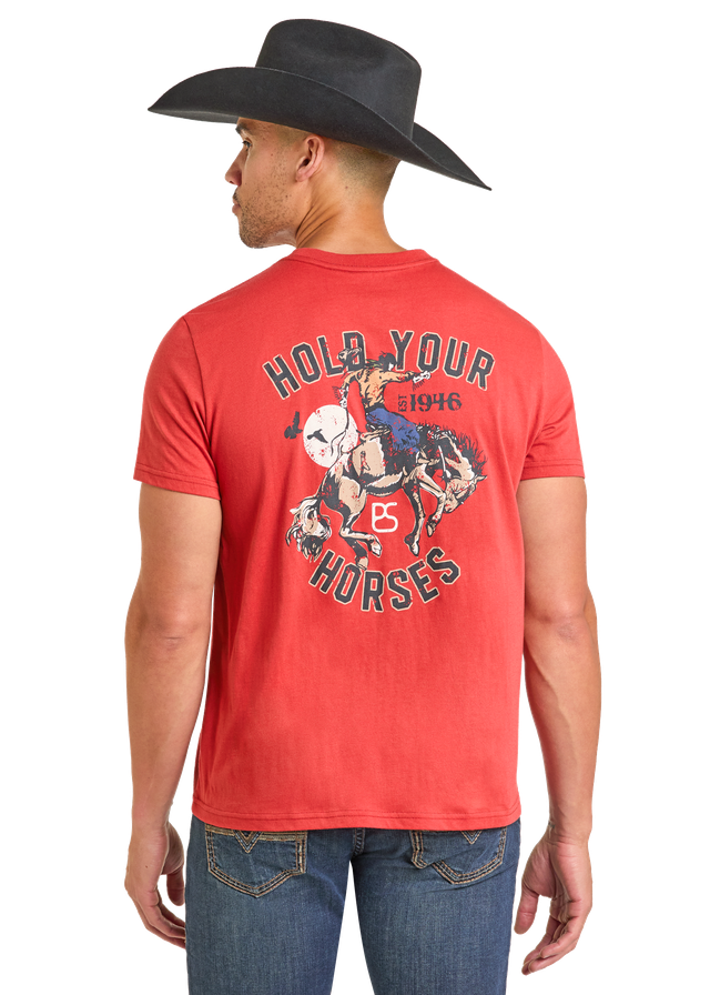 Men's Rock & Roll Cowboy T-Shirt #PU21T06935