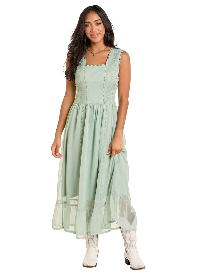 Women's Panhandle Slim Chiffon Dress #LWD0R06377