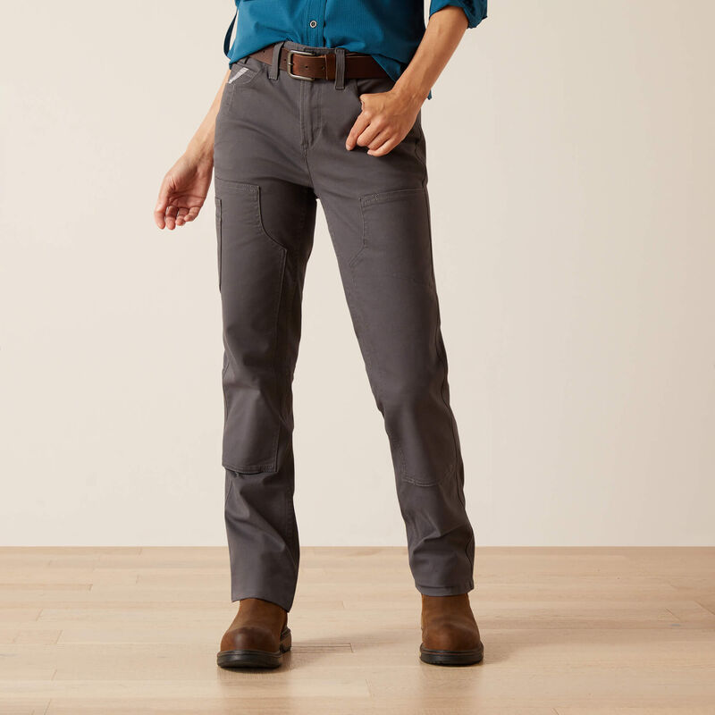 Women's Ariat Rebar Perfect Rise DuraStretch Made Tough Double Front Straight Pant #10050620