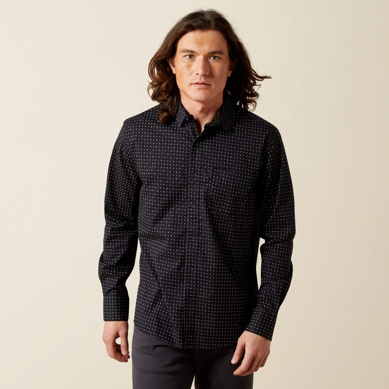 black ariat dress shirt Ariat Men's Team Logo Twill Fitted Shirt