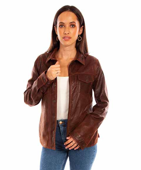 Women's Scully Leather Jacket #L1104-131