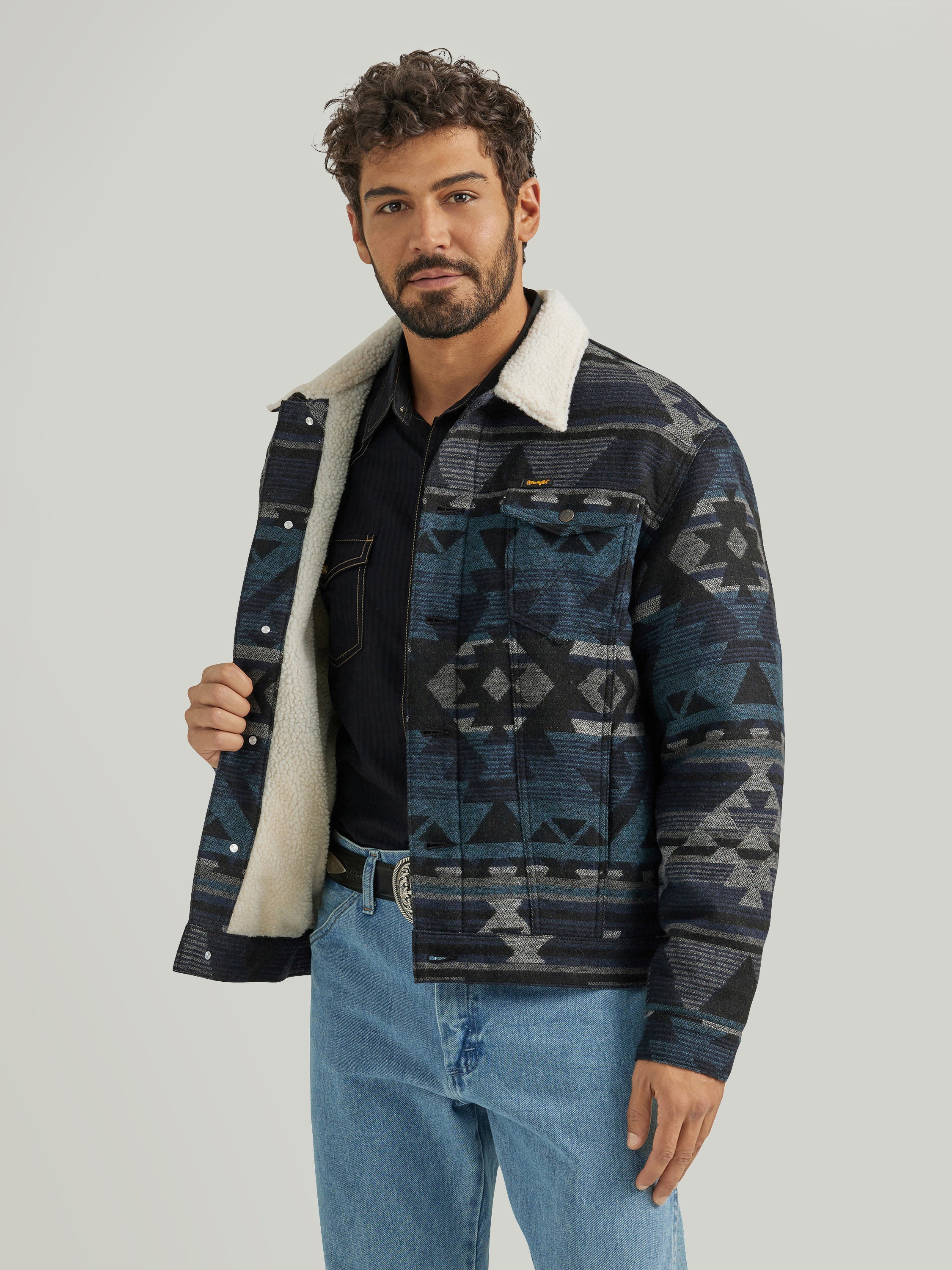 Men's Wrangler Sherpa Lined Jacket #112352866 | High Country