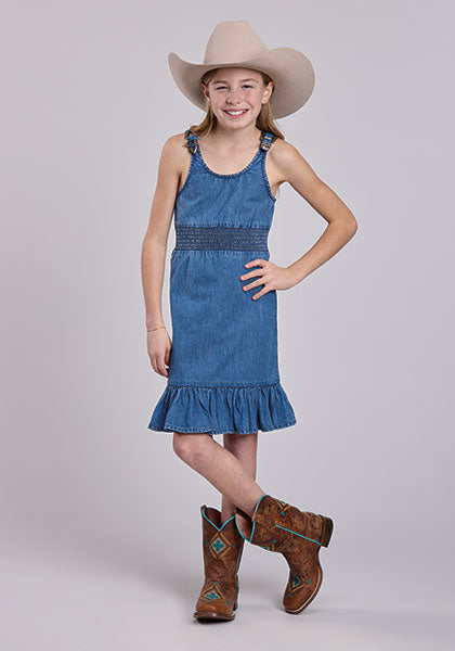 blue jean dress with cowboy boots Girls Sleeveless Pullover Dk Denim Tank Western Dress M while the pockets offer type_Dresses & Skirts Black Formal Tailored Vest Color:Eggplant (Purple)
