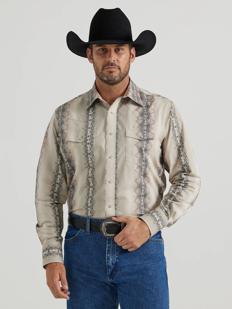 Men's Wrangler Checotah Snap Front Shirt #112344418X