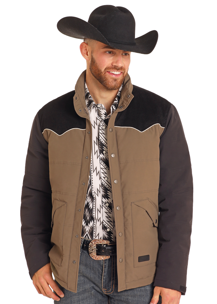 Western Ranch Jacket Men's Rock & Roll Cowboy Vintage 46 Puffer Jacket #VM92C04410-C | High ...