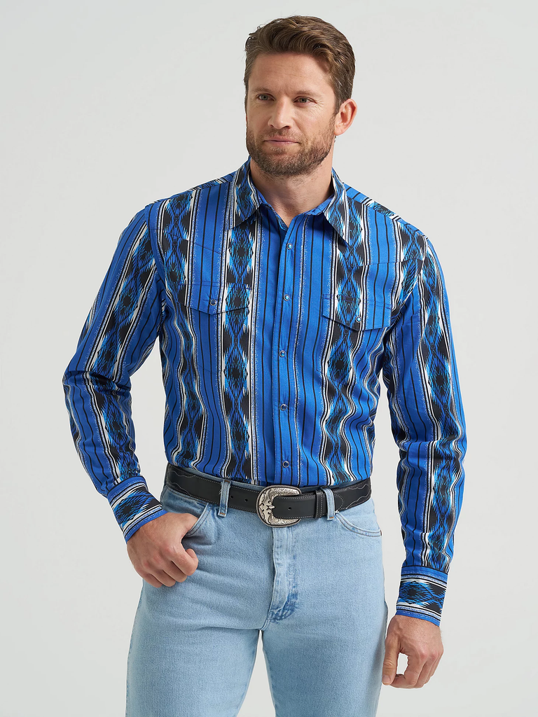 Men's Wrangler Checotah Snap Front Shirt #112369484X