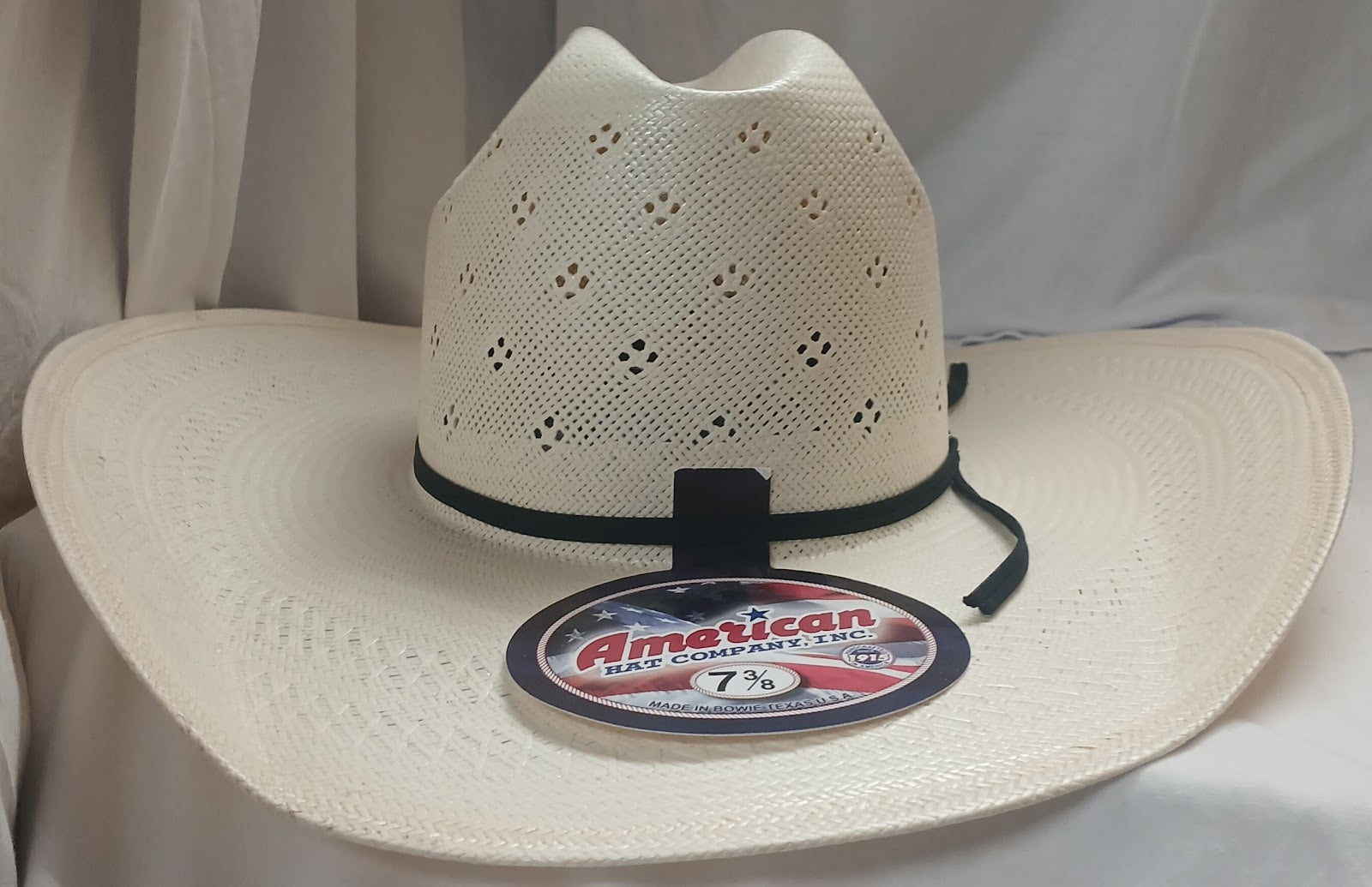 American Hat Co. 20X Straw Hat #8120RC-2CBLK | High Country 