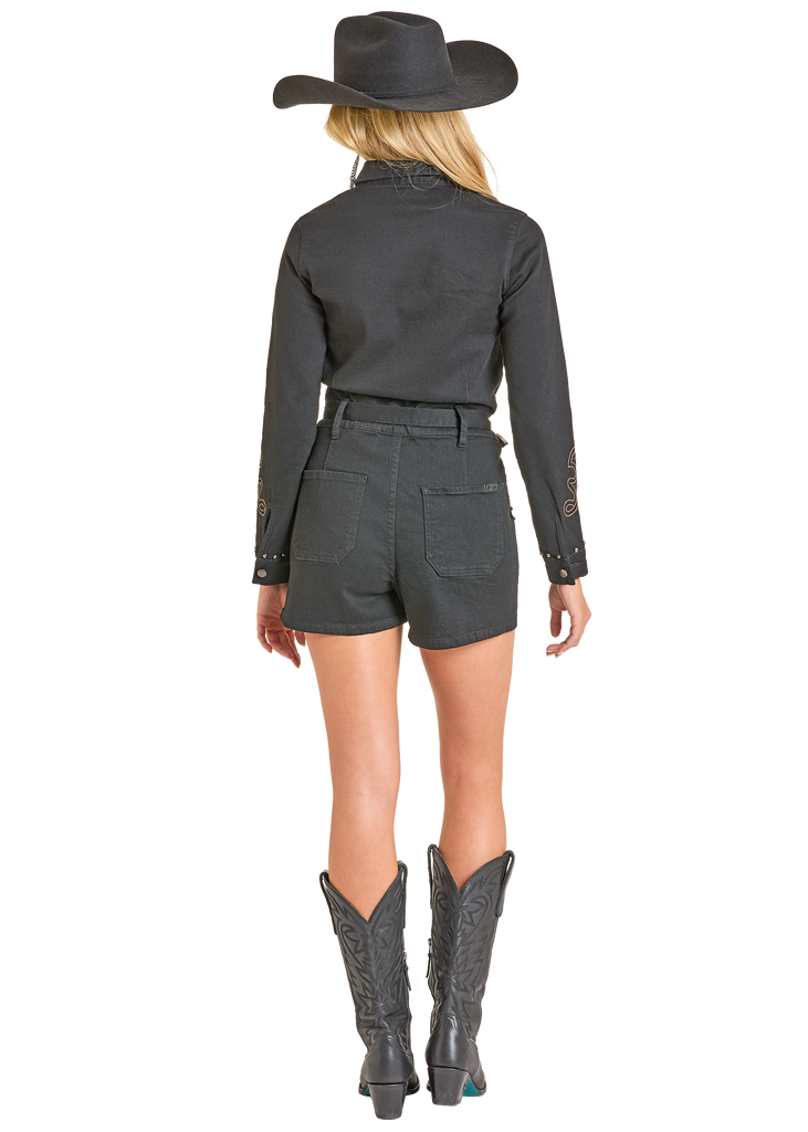 Women's Rock & Roll Cowgirl Romper #BWR2D04922