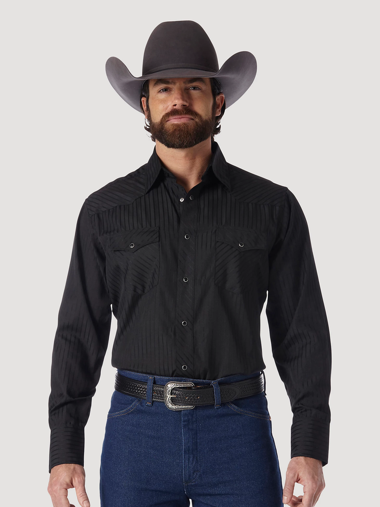 Men's Wrangler Sport Western Snap Shirt #75214BK