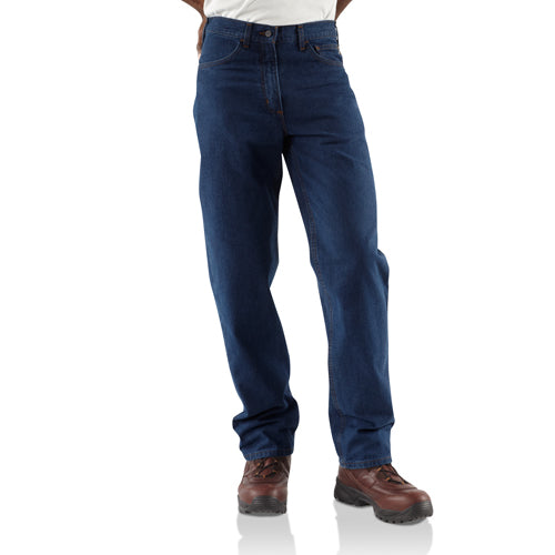 Men's Carhartt Flame Resistant Relaxed Fit Signature Jean #FRB100DNM