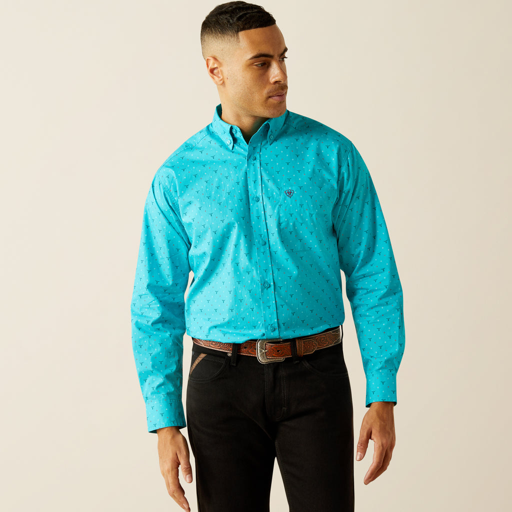 Men's Ariat Willke Classic Fit Button Down Shirt #10058762