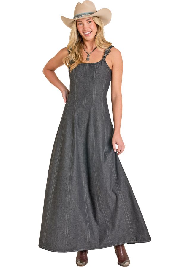 Women's Rock & Roll Cowgirl Maxi Dress #BWD0R07811