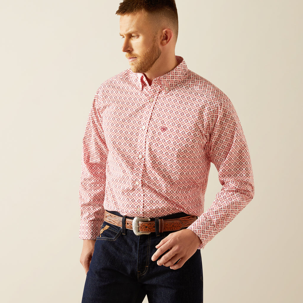 Men's Ariat Saylor Classic Fit Button Down Shirt #10058966X