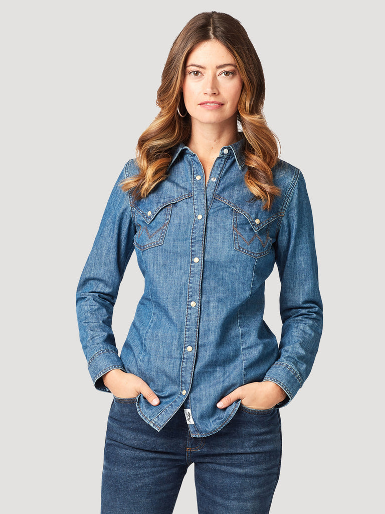 Women's Wrangler Snap Front Shirt #112321690 | High Country Western Wear