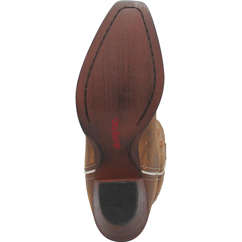 Women's Laredo Brown & Glitter Inlay Boot #52415
