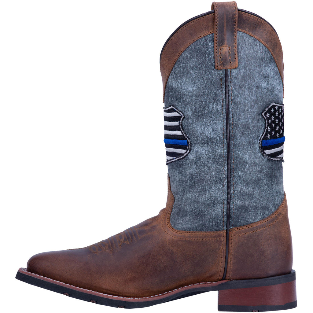 Men's Laredo We Back The Blue Western Boot #7878-C