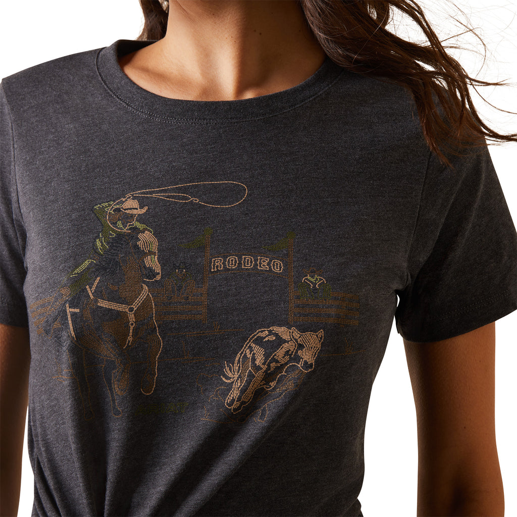 Women's Ariat Rodeo Stitches T-Shirt #10044617