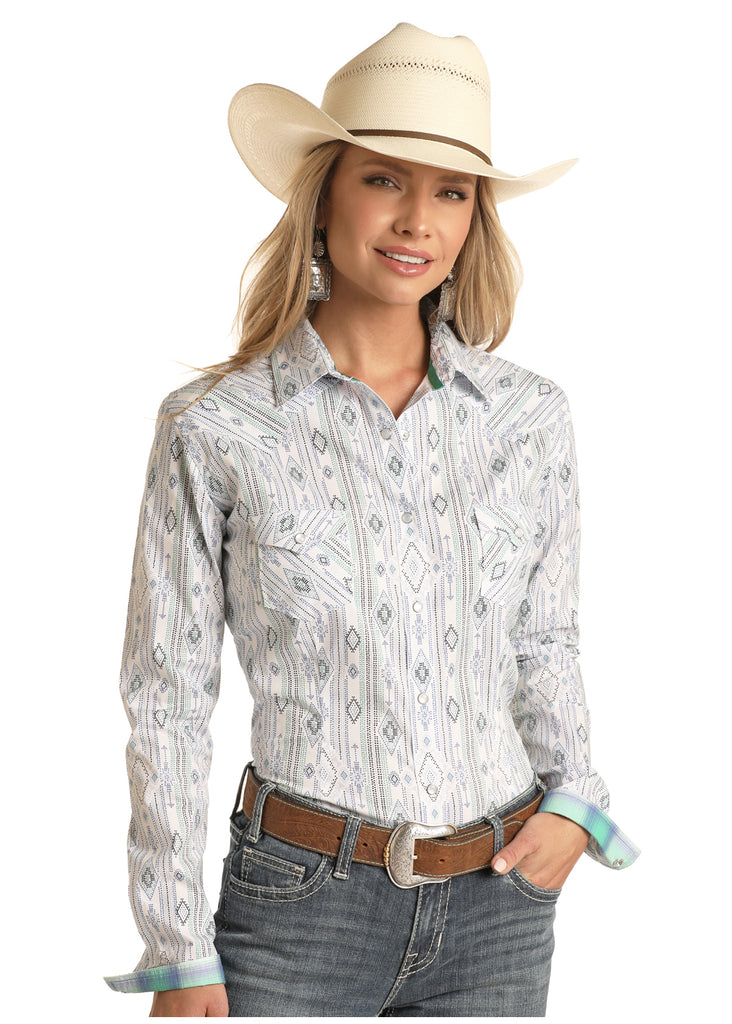 Women's Rough Stock Snap Front Short #RSWSOSRZD1-C
