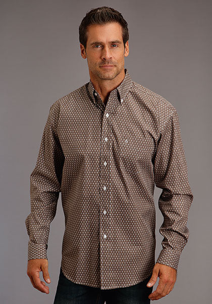 Men's Stetson Button Down Shirt #11-001-0526-5016GY