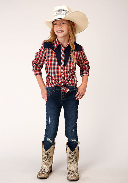 Girl's Roper Snap Front Shirt #01-080-0024-4022