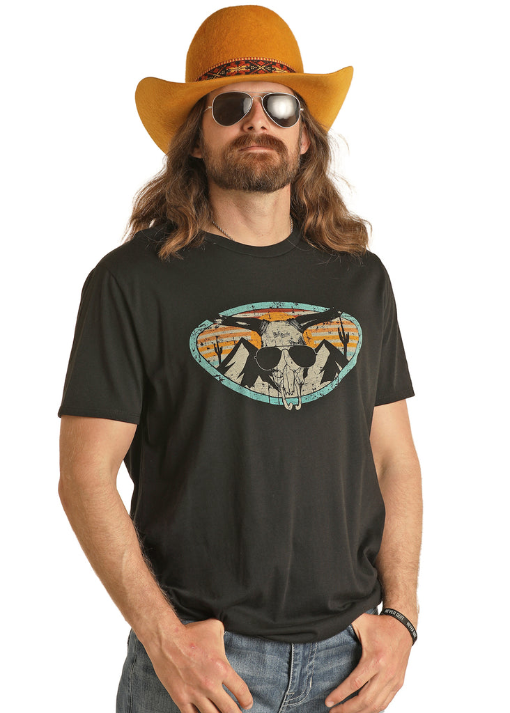 Men's Rock & Roll Cowboy T-Shirt #RRUT21R0IZ