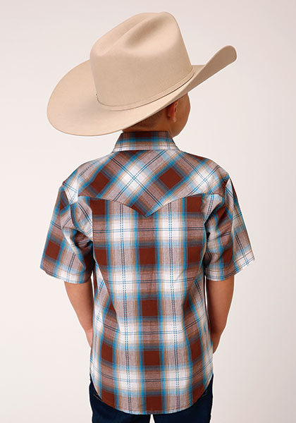 Boy's Roper Snap Front Shirt #03-031-0062-4030BR