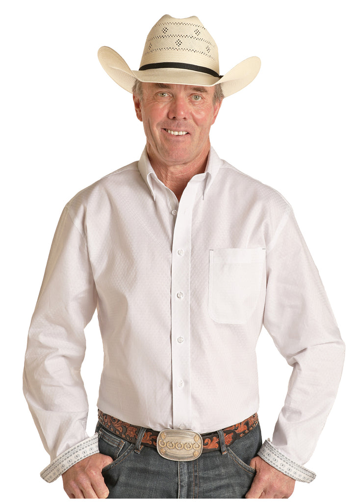 Men's Rough Stock Button Down Shirt #RSMSODR0P5-C