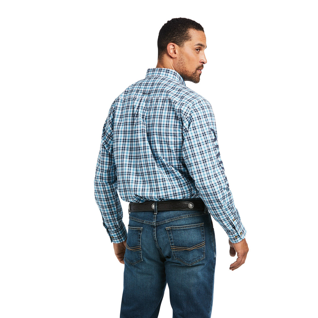 Men's Ariat Pro Series Team Synclair Classic Fit Button Down Shirt #10039244X-C (Big and Tall)