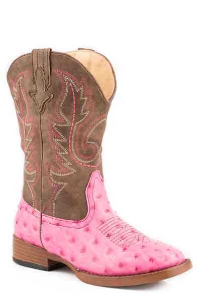 Children's Roper Western Boot #09-018-1900-1522PI (9C-3C Whole Sizes Only)