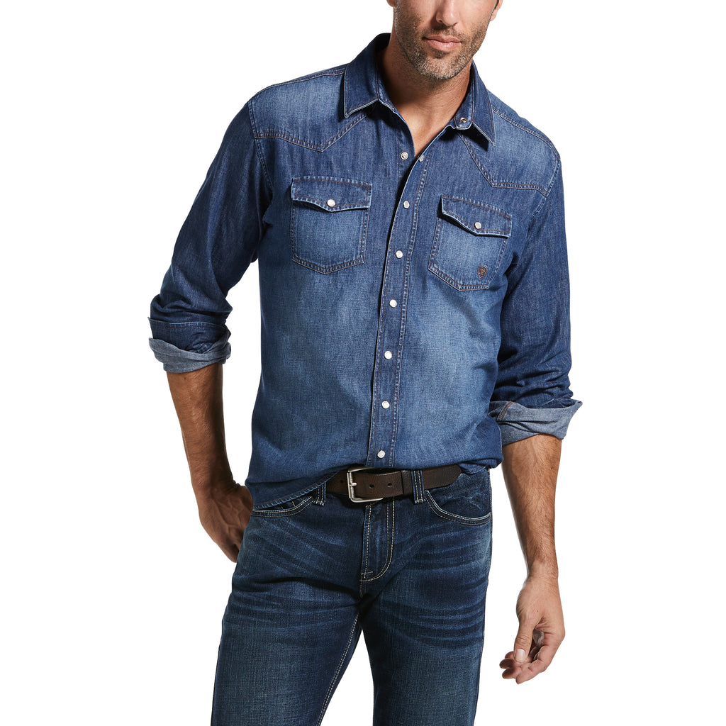 Men's Ariat Retro Fit Snap Front Shirt #10033464