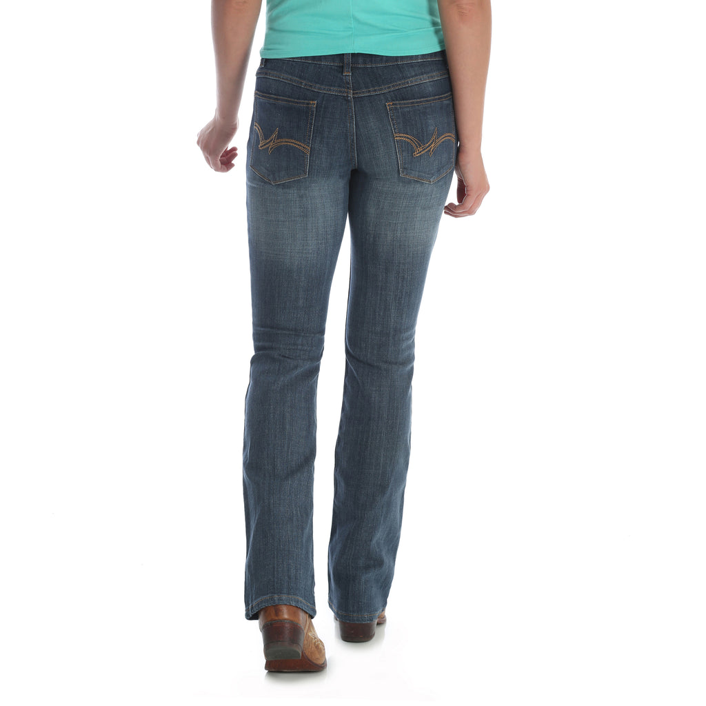 Women's Wrangler Mid Rise Boot Cut Jean #09MWZAH