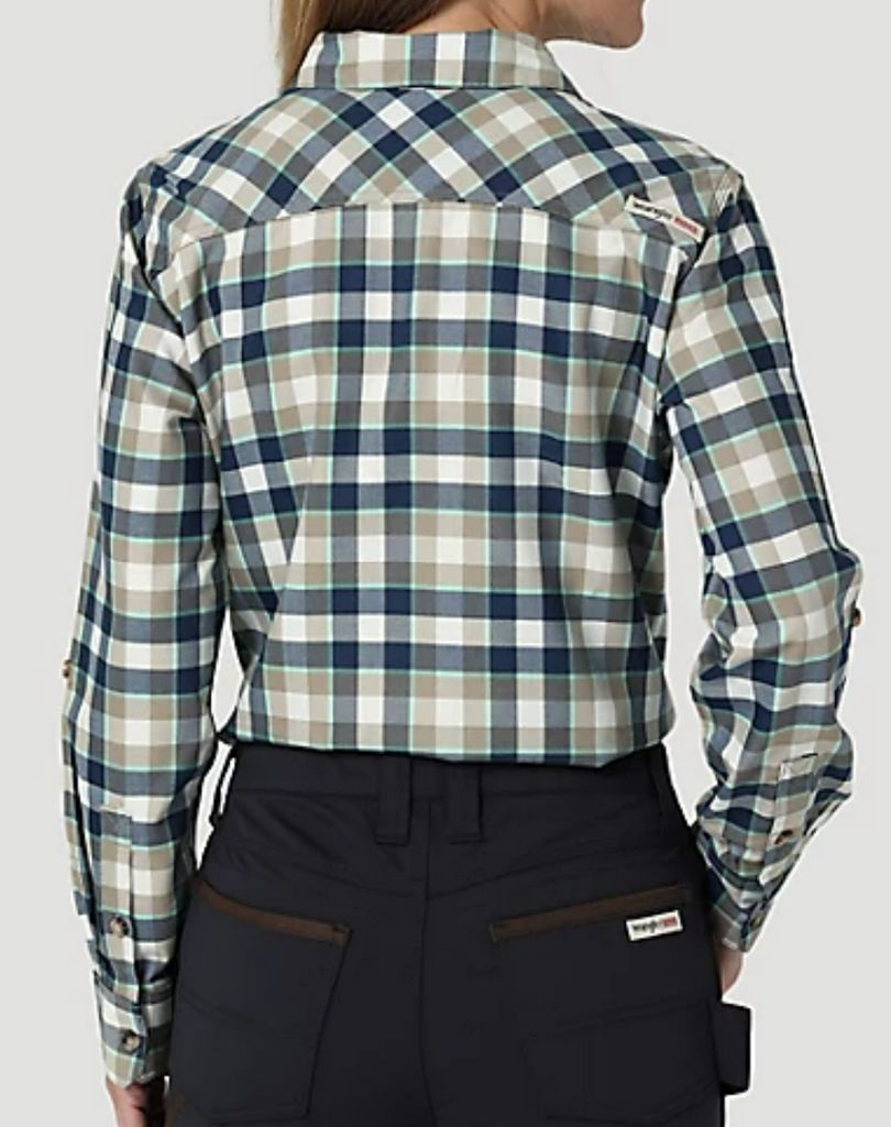 Women's Wrangler Riggs Flannel Button Down Shirt #112317244-C