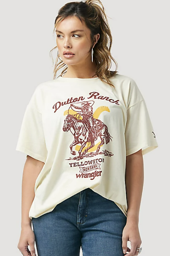 Women's Wrangler Yellowstone Oversized T-Shirt #112323597