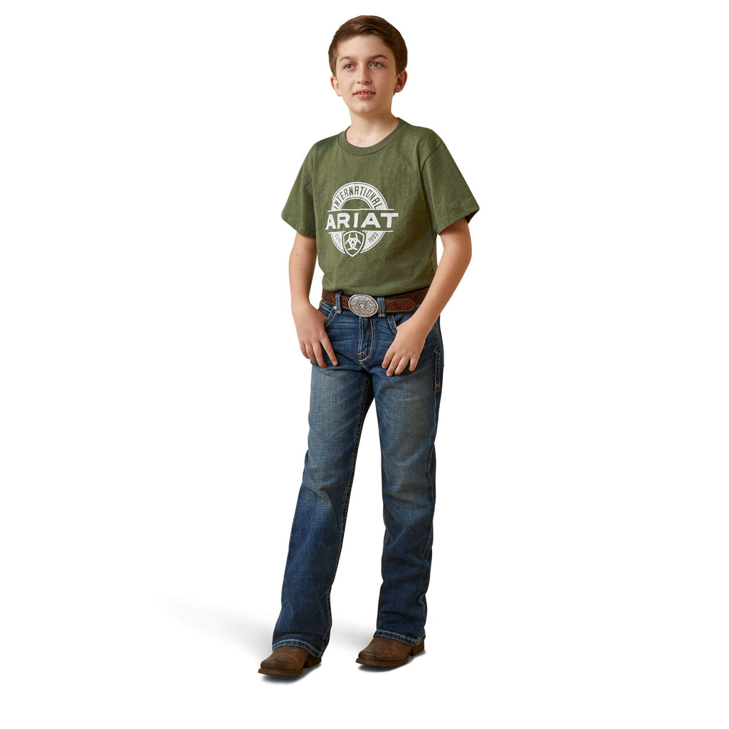 Boy's Ariat B4 Relaxed Rafael Boot Cut Jean #10043180