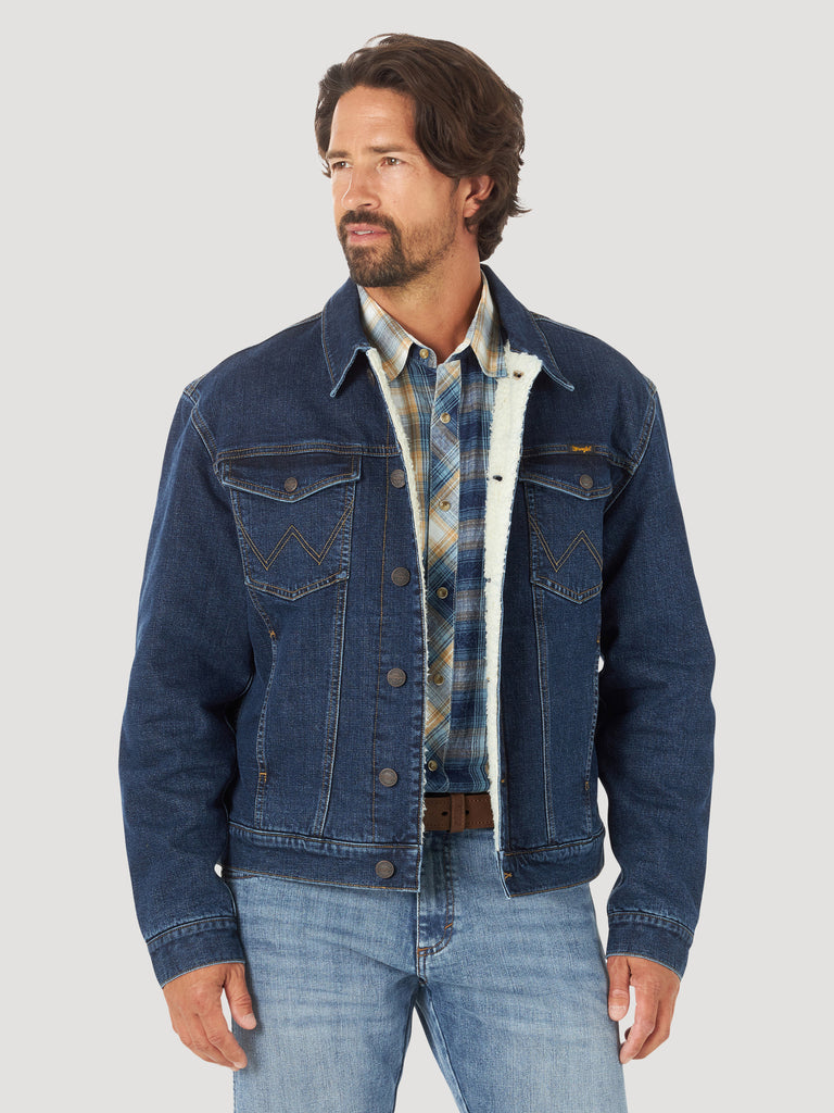 Men's Wrangler Retro Lined Denim Jacket #112318302