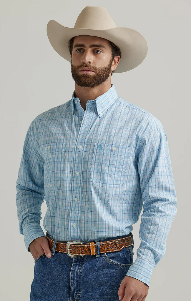 Men's Wrangler George Strait Button Down Shirt #112324886