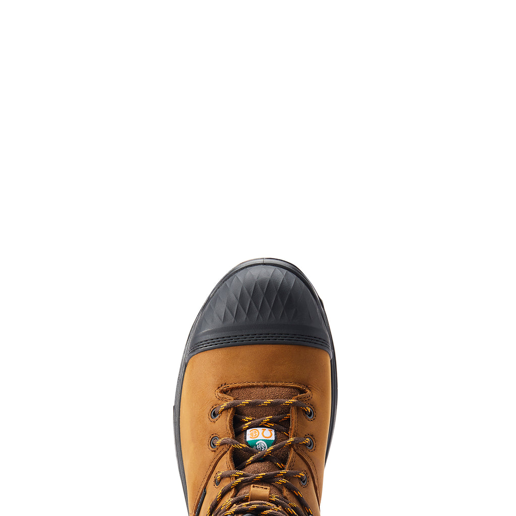 Men's Ariat Turbo Outlaw 8" CSA MetGuard Waterproof Carbon Toe Work Boot #10033998
