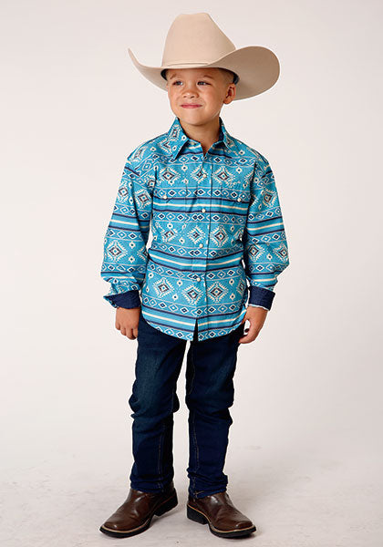 Boy's Roper Snap Front Shirt #03-030-0067-4018